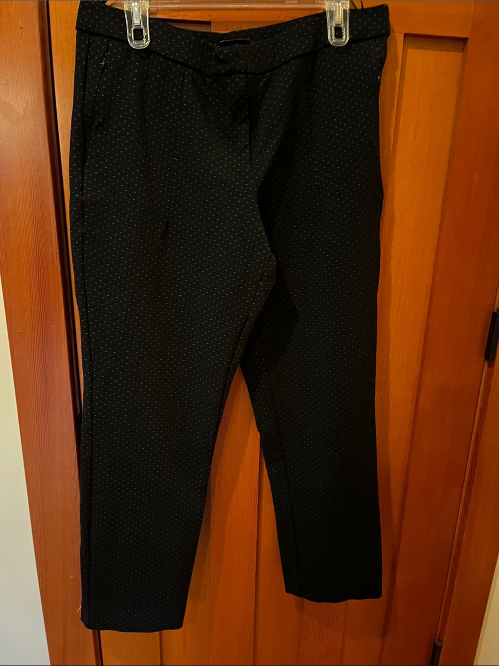 Amanda & Chelsea Black Pin Dot Trousers